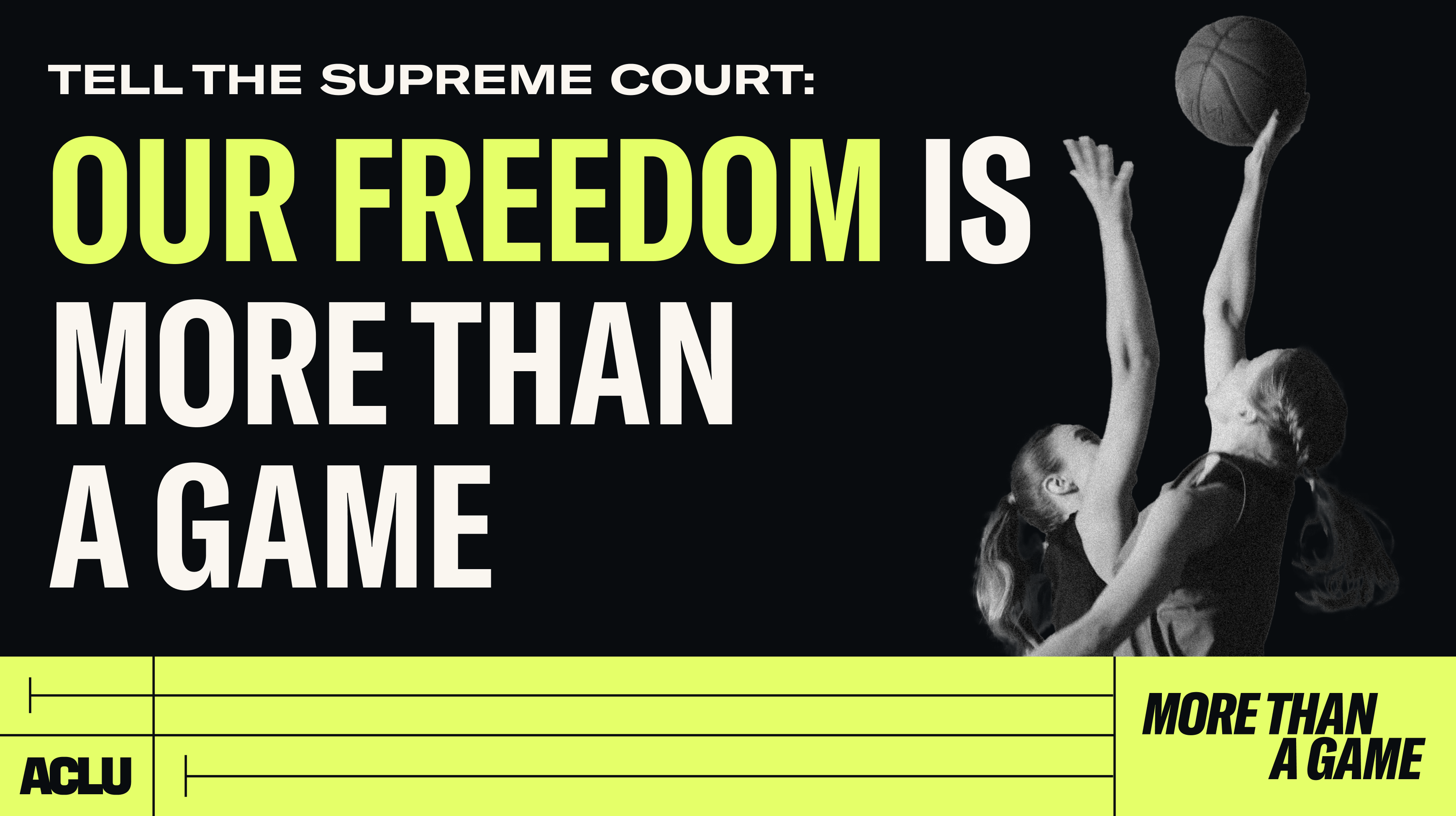 Our freedom is more than a game.