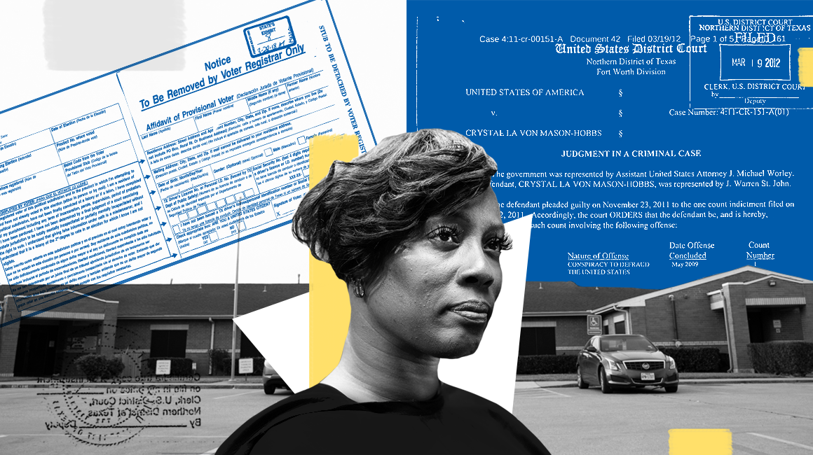 Crystal Mason is facing a five-year sentence for exercising her right to vote. Take the pledge and show her your support.