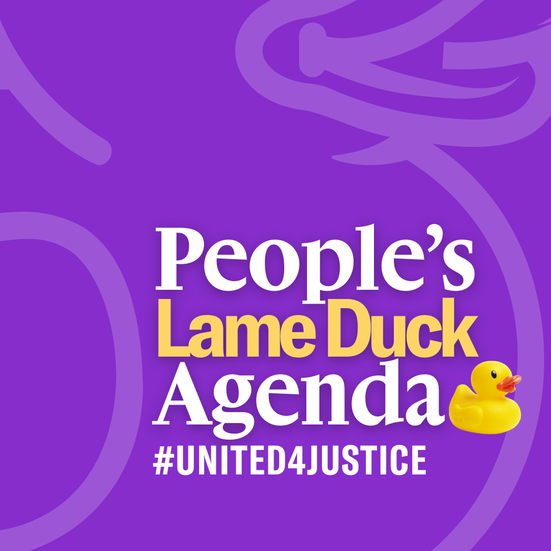 People's Lame Duck Agenda