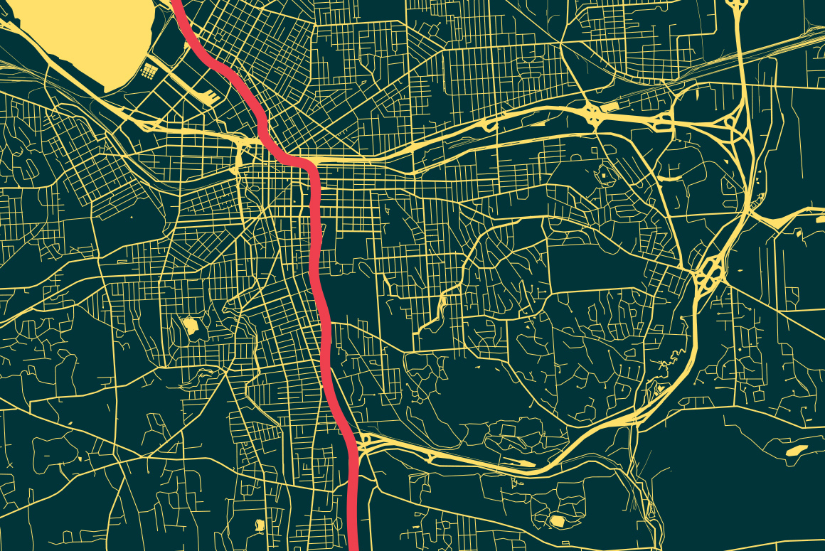 Map of I-81