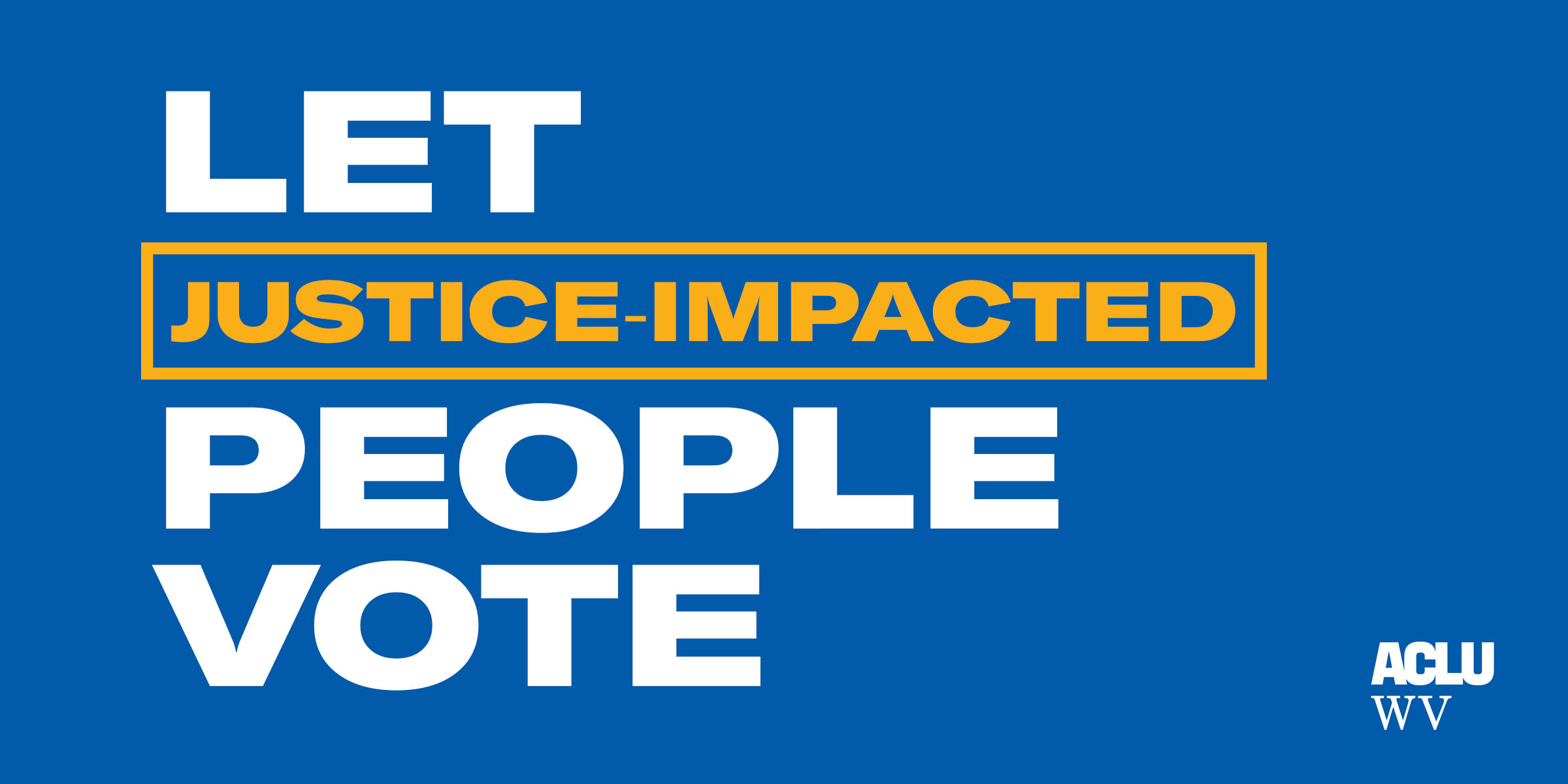 Let justice impacted people vote