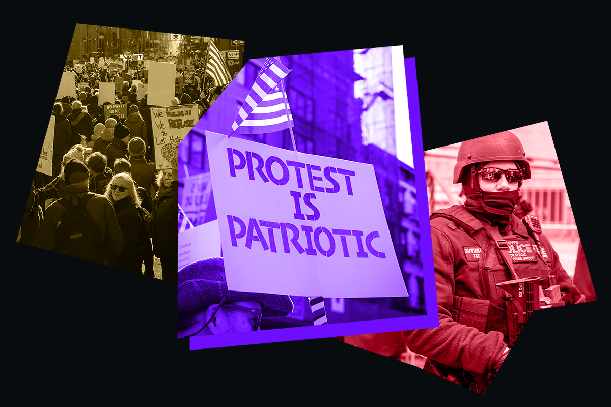 Protest collage