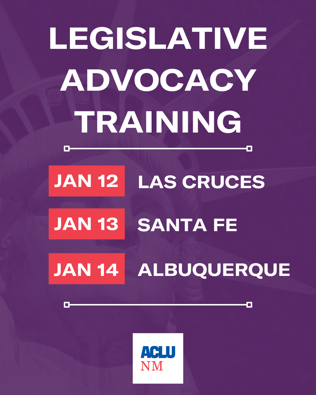 Legislative Advocacy Trainings American Civil Liberties Union