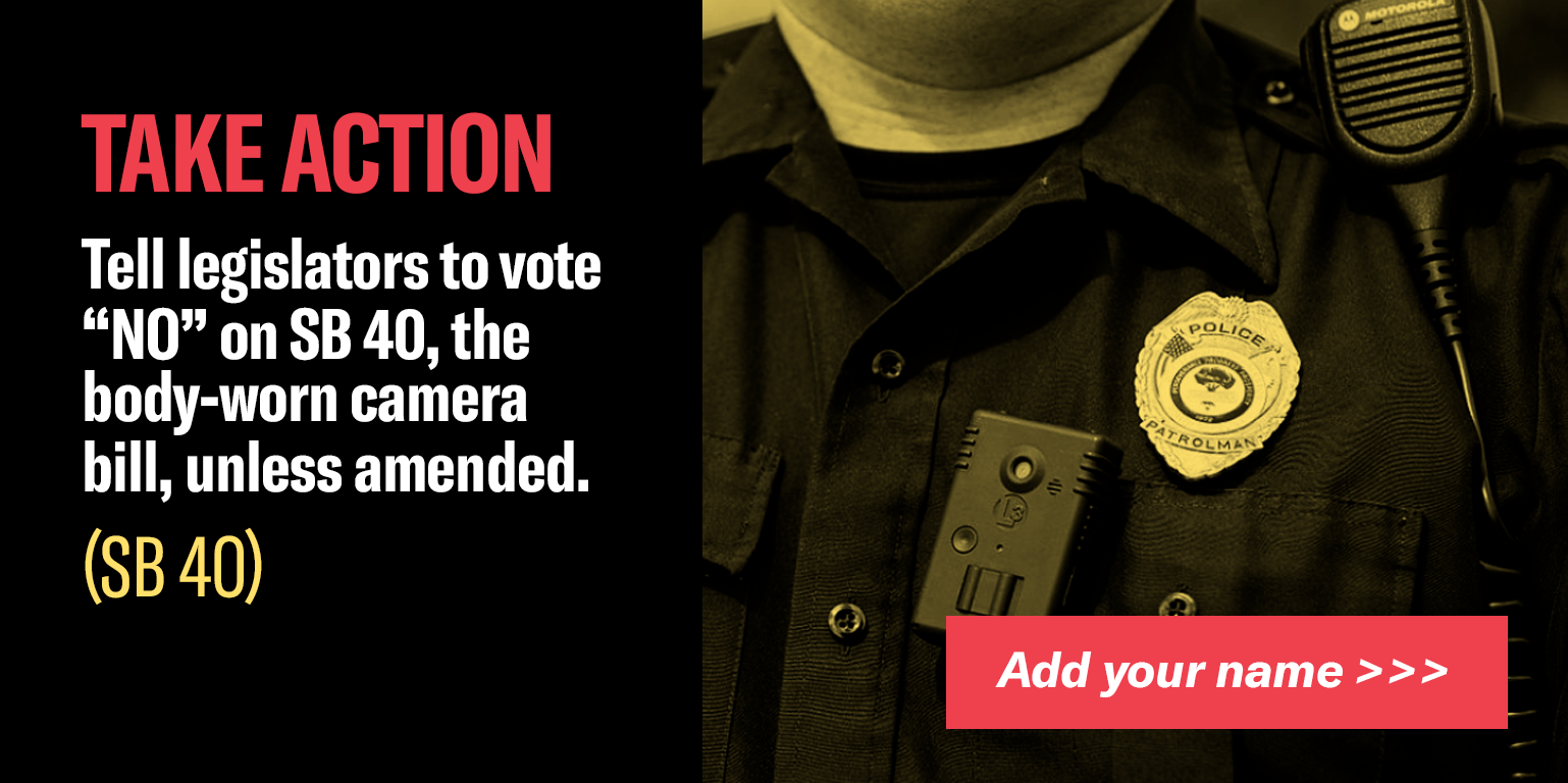 Don't Hide Police Body-worn Camera Footage | American Civil Liberties Union