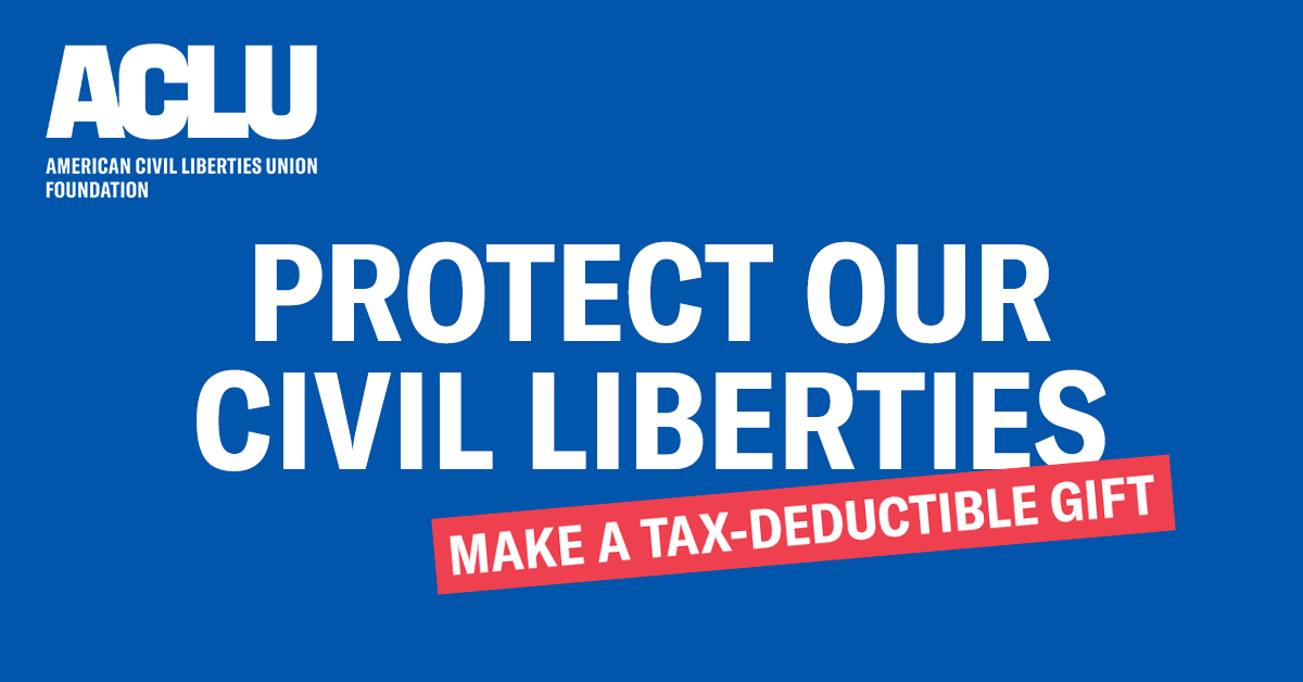 Aclu Tax Deduction