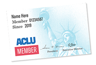 ACLU Membership Card